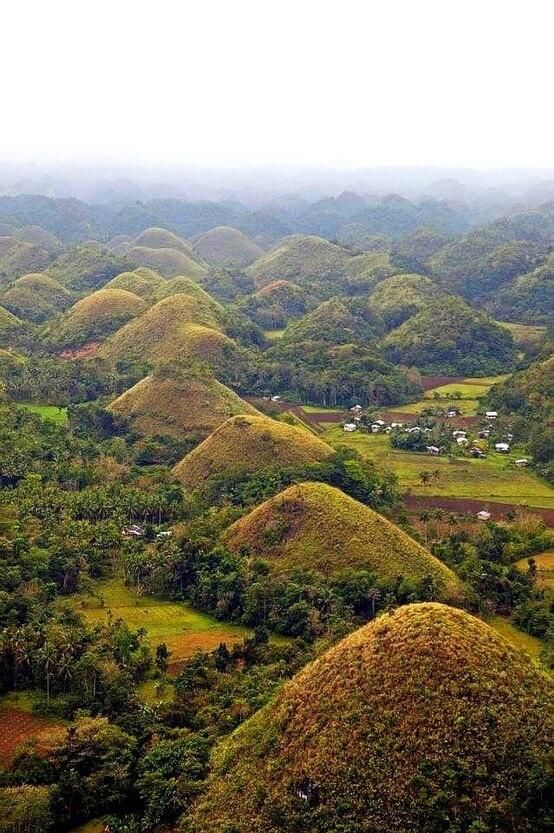 mother nature Chocolate Hills of Bohol Island, the Philippines