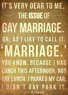 Marriage is Marriage.