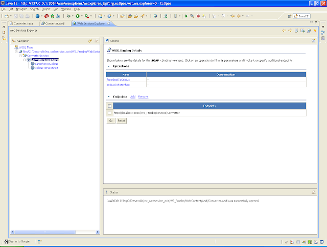 Java Frameworks & APIs: Web Services - Apache AXIS - Tutorial I