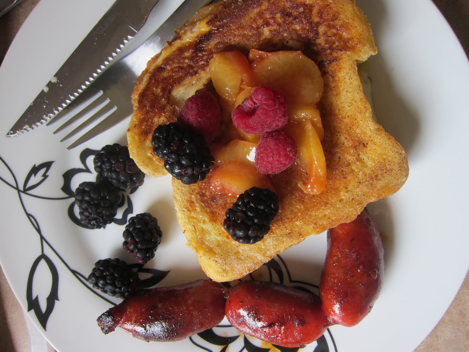 A Mixture of Mediums Stuffed French toast = heaven