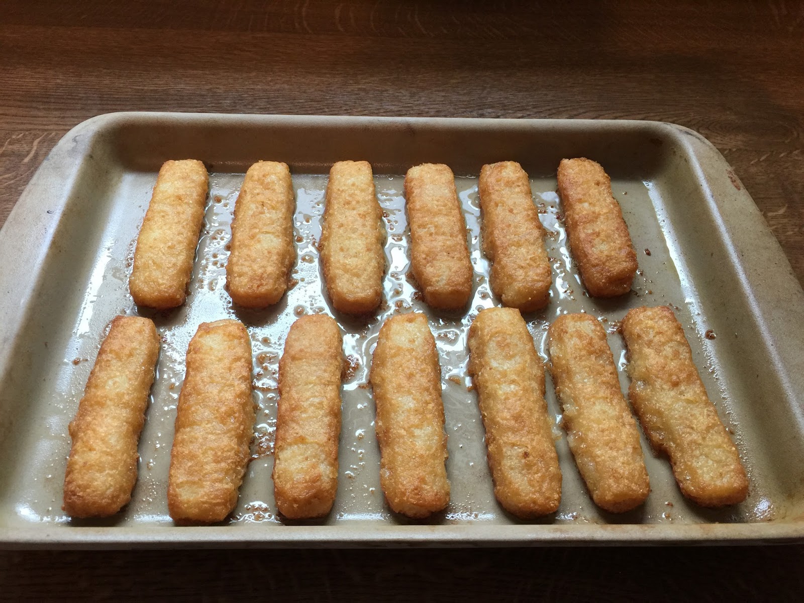 Fischstäbchen auf dem Ofenzauberer von Pampered Chef ...