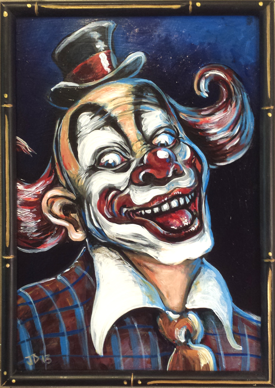 сумасшедший клоун фото.