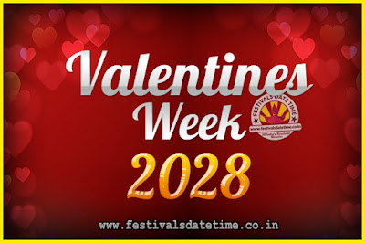 2028 Valentine Week List : 2028 Valentine Week Schedule, Hug Day, Kiss