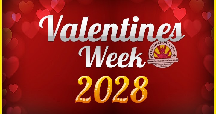 2028 Valentine Week List : 2028 Valentine Week Schedule, Hug Day, Kiss