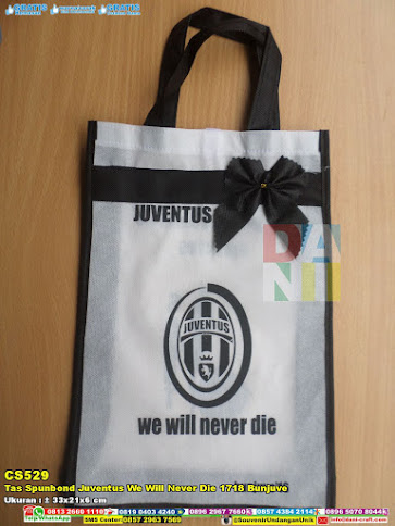 Tas Spunbond Juventus We Will Never Die 1718 Bunjuve