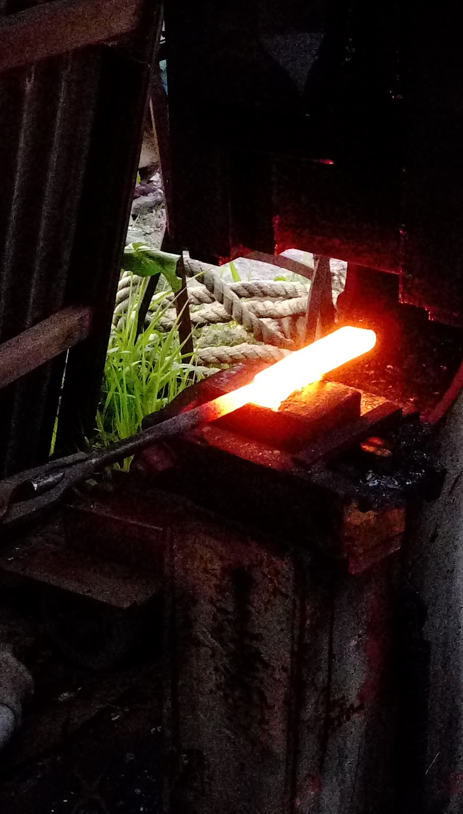 Damascus steel knives Process