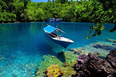✿ Seputar Danau di Indonesia.: ✿ Rahasia Keindahan 'Surga Dua Rasa', Danau Labuan Cermin, Kabupaten Berau, Kalimantan Timur.