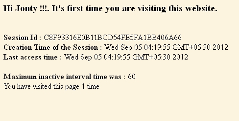 How to do Session Management in JSP and Servlets using its methods and ...