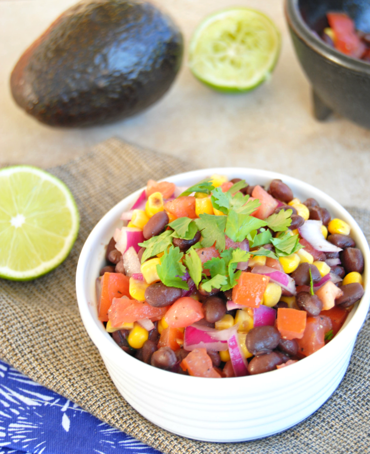 SteakNPotatoesKindaGurl Black Bean SalsaStuffed Avocados