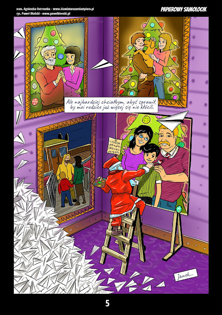 świąteczny komiks raklamowy strona czwarta