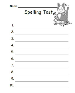 Classroom Freebies Too: Fern Smith's Spelling Lists & Tests For The -at ...
