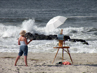 Kathy Schifano, ocean plein air