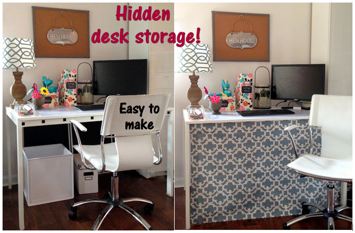 Desk curtain to hide those pesky cables - Completed Projects - the Lettuce  Craft Forums