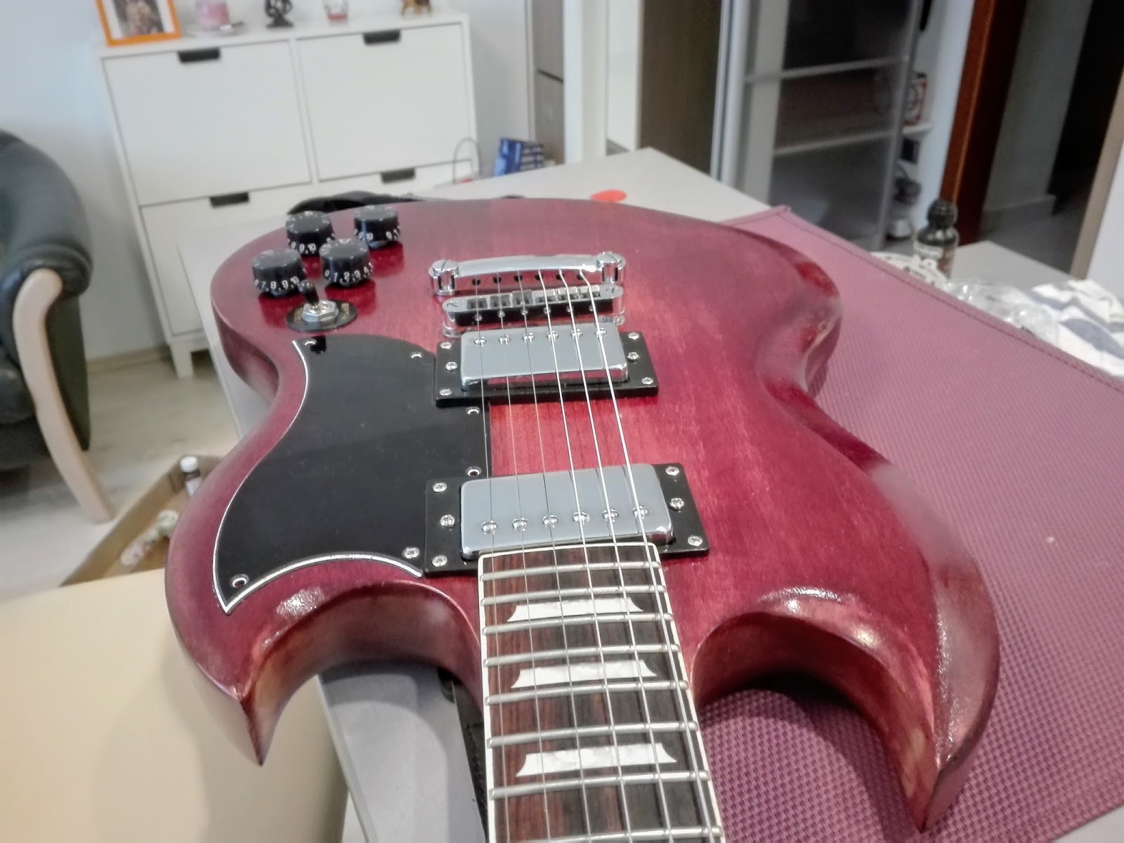 Atoragon's Guitar Nerding Blog Harley Benton SG Kit Building Diary 3/3
