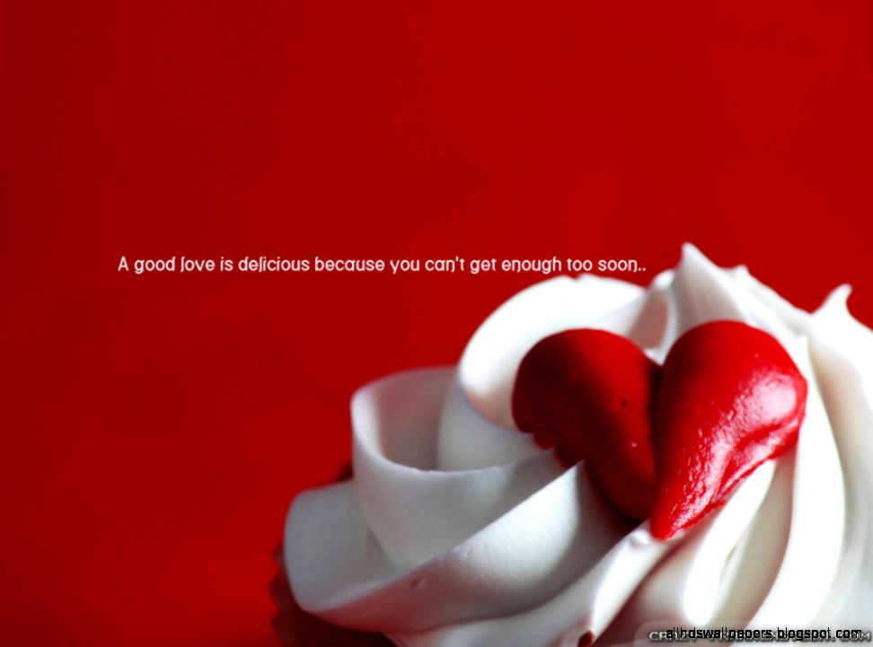 Download Lovely Love Is Delicious Quotes Wallpaper  Full HD