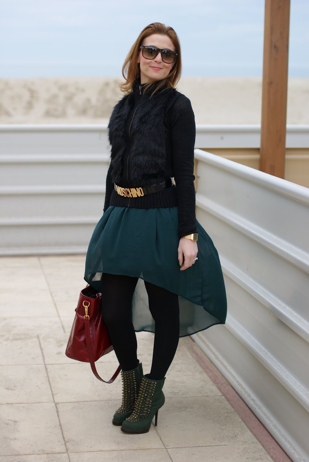 Studded boots, asymmetrical skirt | Fashion and Cookies - fashion and ...