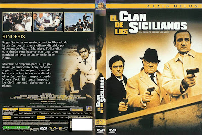 Carátula - El clan de los sicilianos - Alain Delon