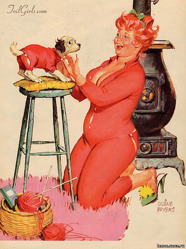 Американский художник Дуэйн Брайерс (Duane Bryers), хильда, hilda, тостушка, пышка, полные женщины, позитив Американский художник Дуэйн Брайерс (Duane Bryers), хильда, hilda, тостушка, пышка, полные женщины, позитив