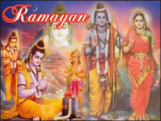 Picture of Seven Kandas of Ramayana, Hindu epic of Lord Rama