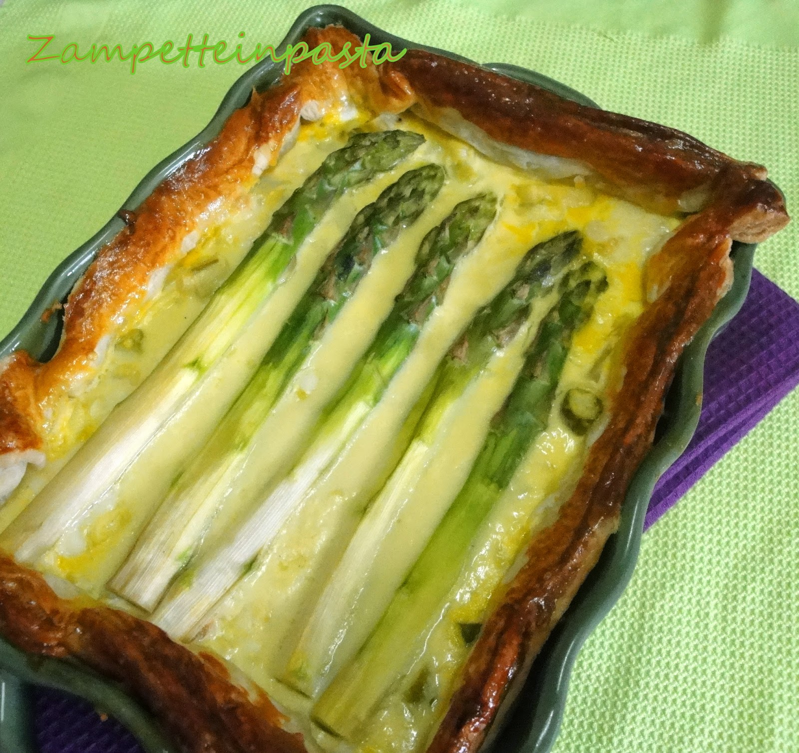 Quiche di asparagi - Torta salata con asparagi
