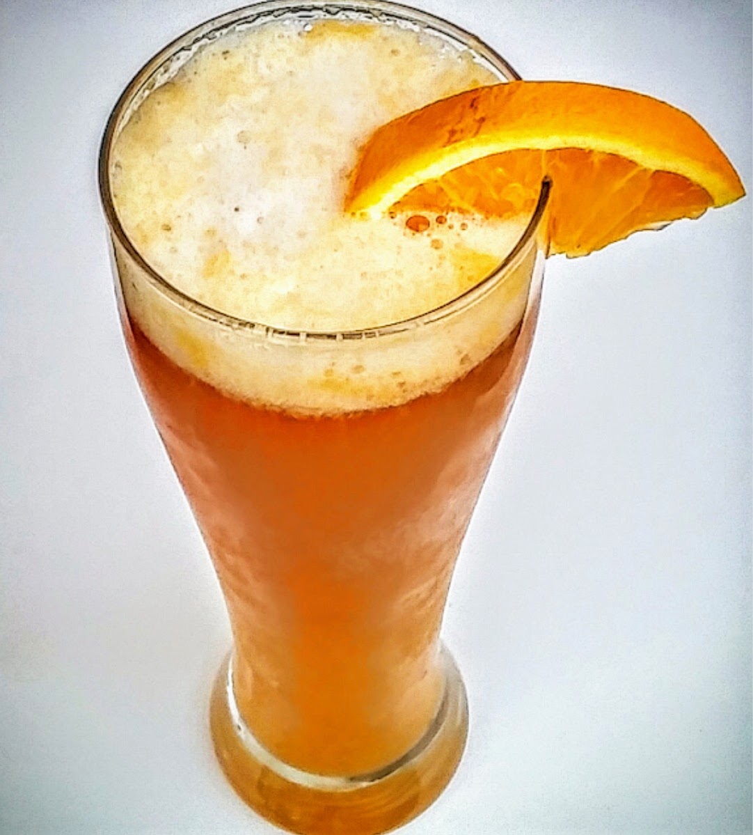 Blood Orange Beer Cocktail
