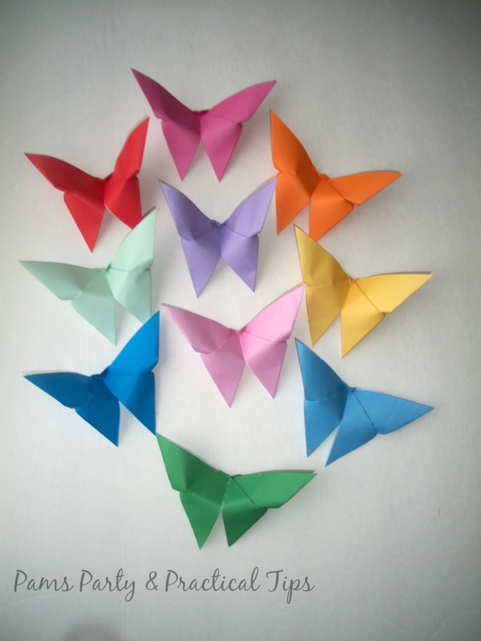 How to make Origami Paper Butterflies