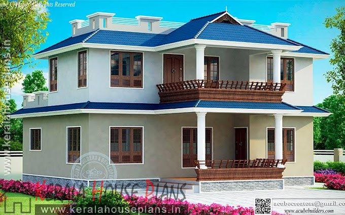 Kerala Home Design with Elevation 1727 square feet