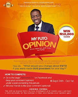Futo students make #10000 from your Opinion. 