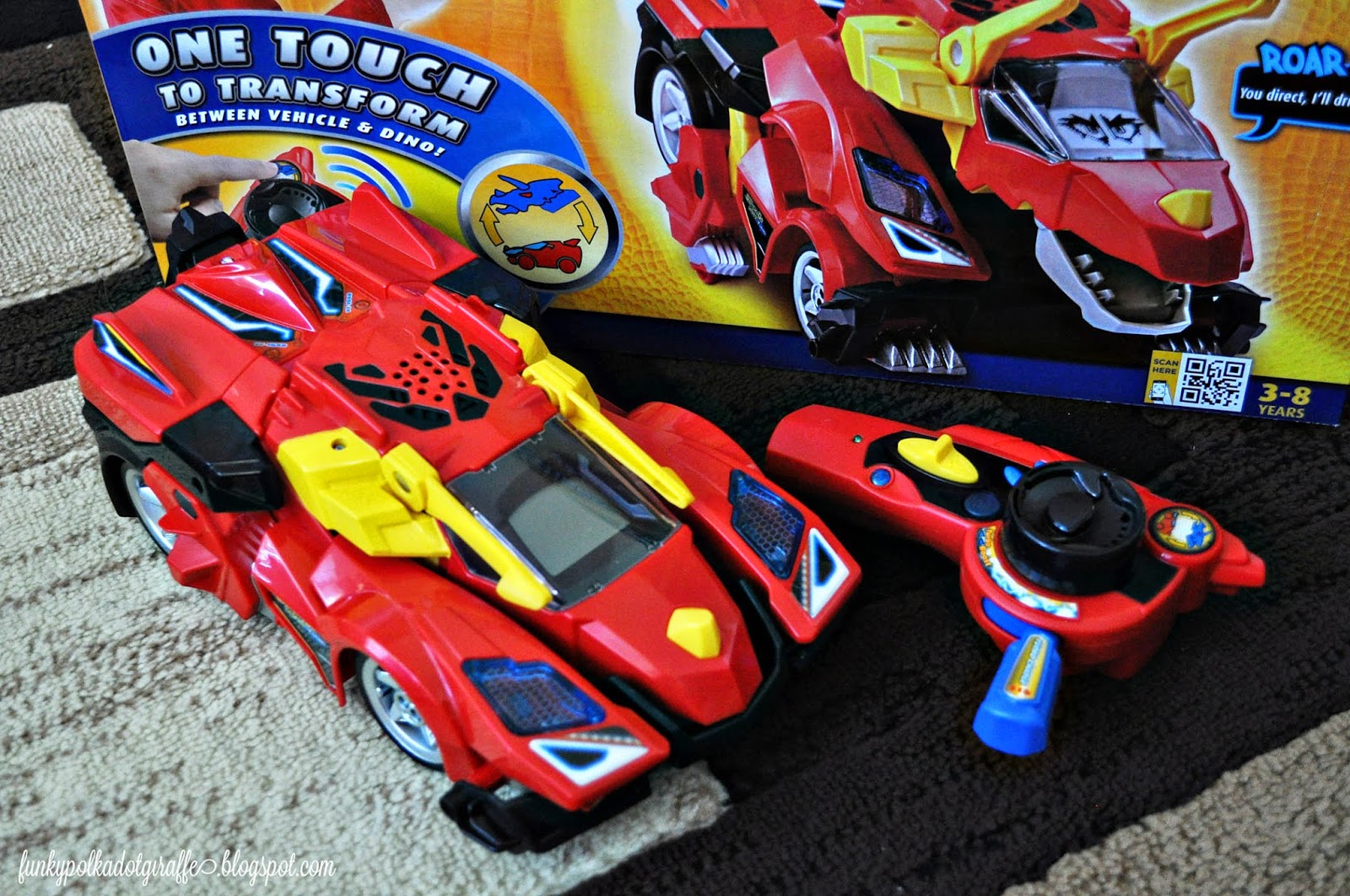 vtech switch & go bronco the triceratops