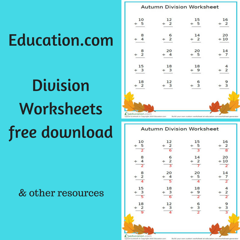 Education Com Worksheets Answers