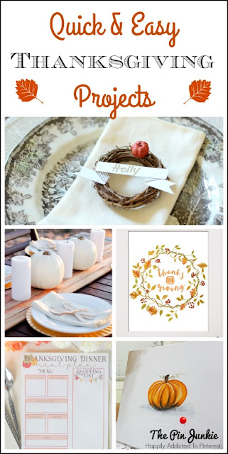 quick & easy Thanksgiving projects