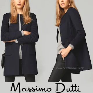 Crown Princess Mary wore MASSIMO DUTTI coat