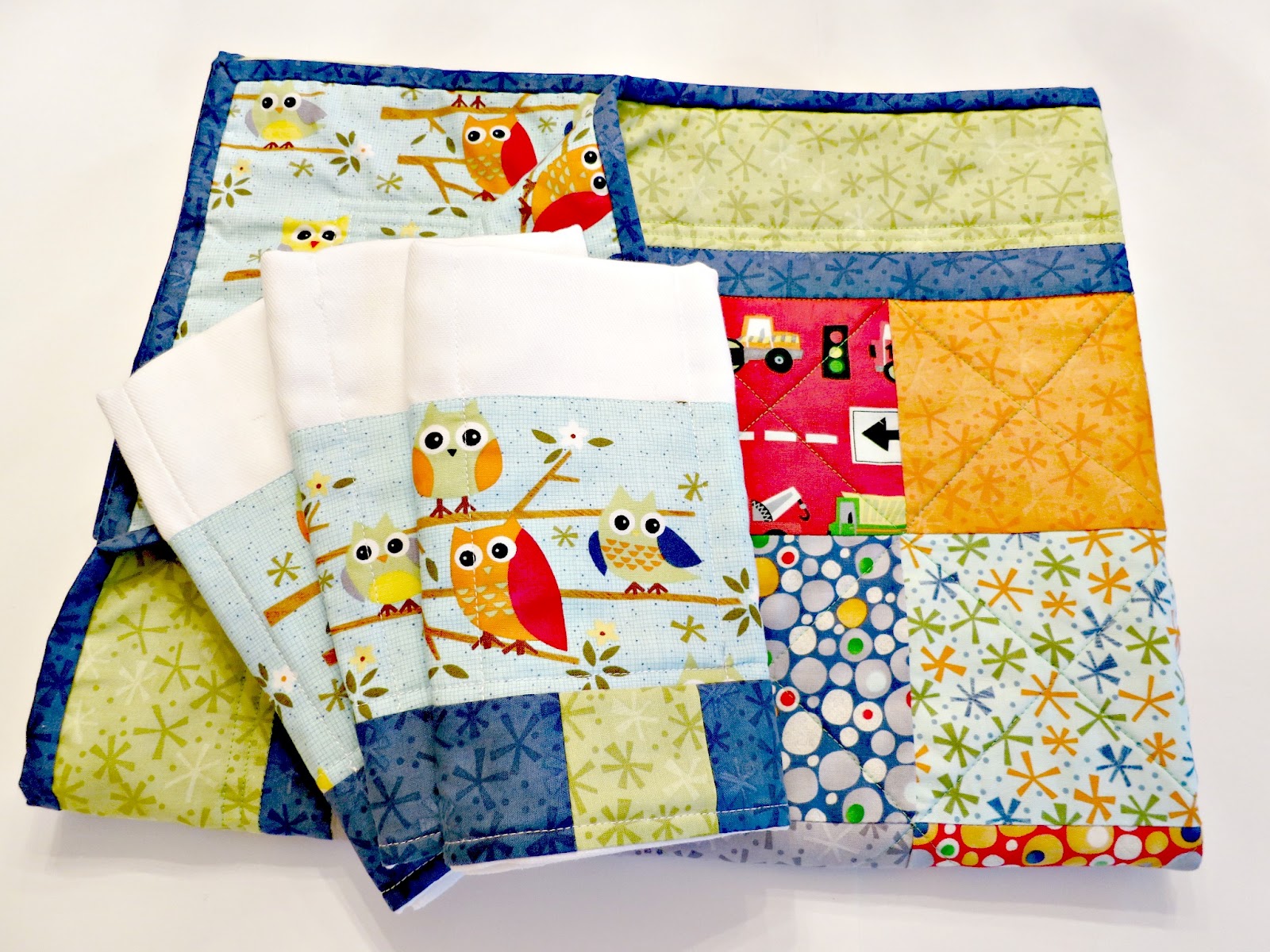 Charm Pack Baby Quilt Tutorial ~ Guess Whoooo Loves You? - The