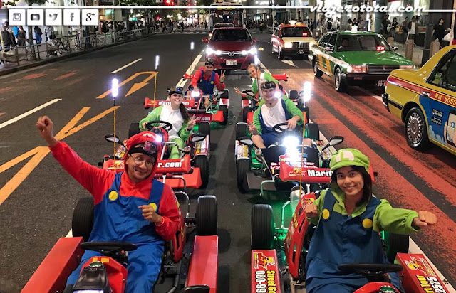 Mario Kart en las calles de Tokio, Japón