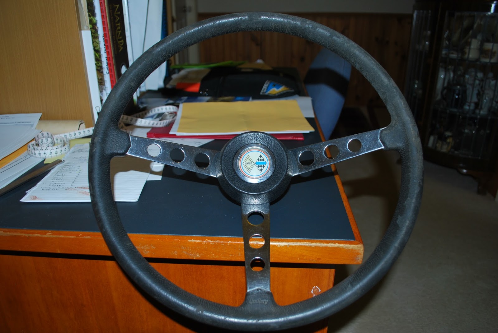 Paul's R1135 Gordini Restoration Steering wheel.