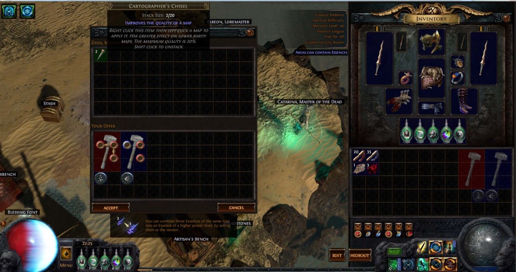 2052 8 recetas esenciales en Path of Exile