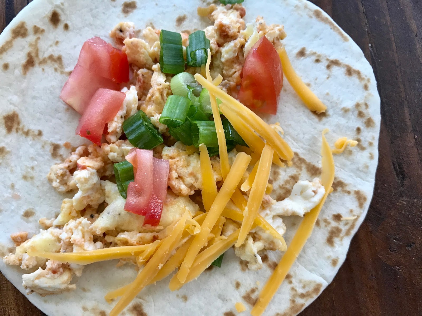 easy scrambled egg tacos