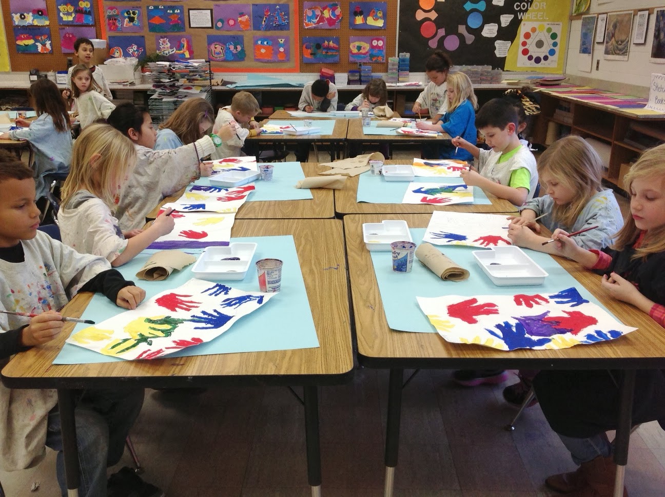 Mrs. Glanzman's Art Lessons: Primary Colors and Color Mixing Art Projects