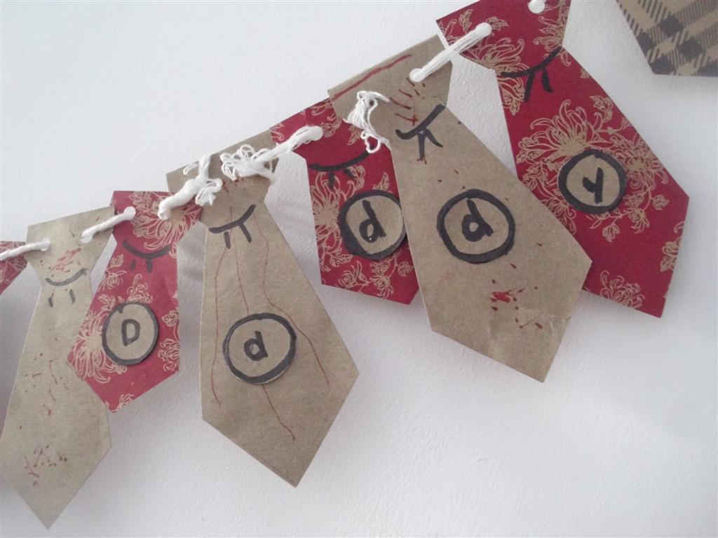 The Do-It-Yourself Mom: DIY Father's Day Tie Banner