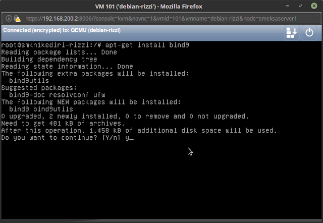 Instalasi dan Konfigurasi DNS Server di Debian 8.5
