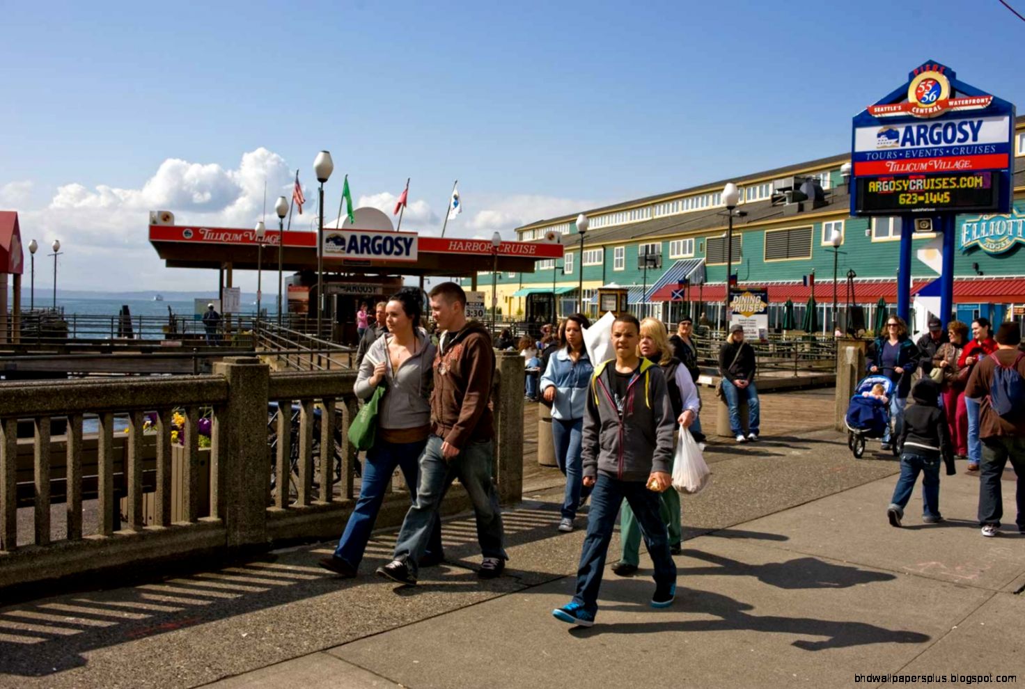 Seattle Now  Then Pier 56 Visitor 1911  DorpatSherrardLomont