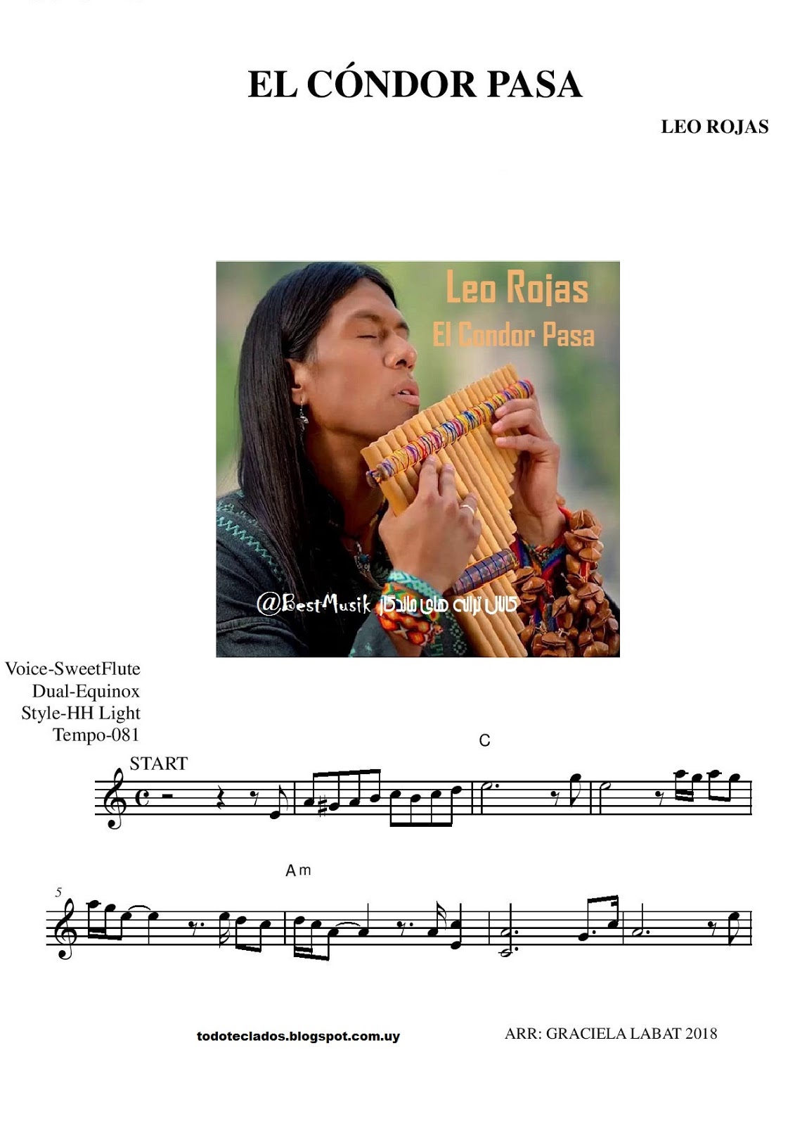 TODO TECLADOS "EL CONDOR PASA" LEO ROJAS