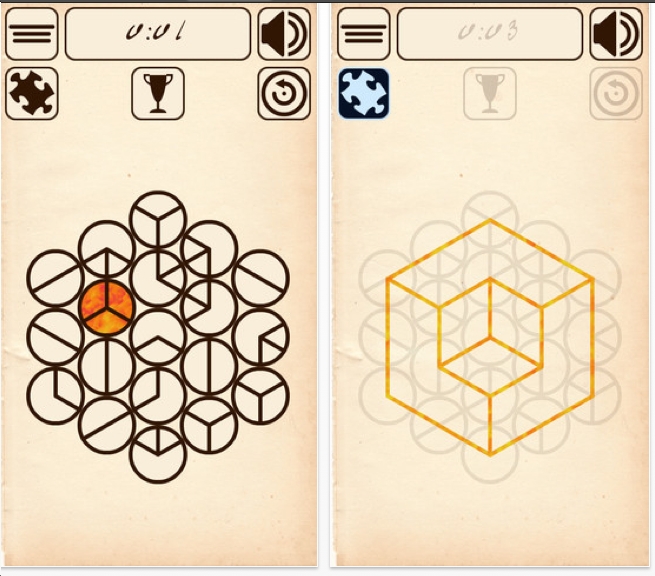 The Best iphone, ipad Puzzle Apps and Mechanical Puzzles The Angel's Cube puzzle game app for