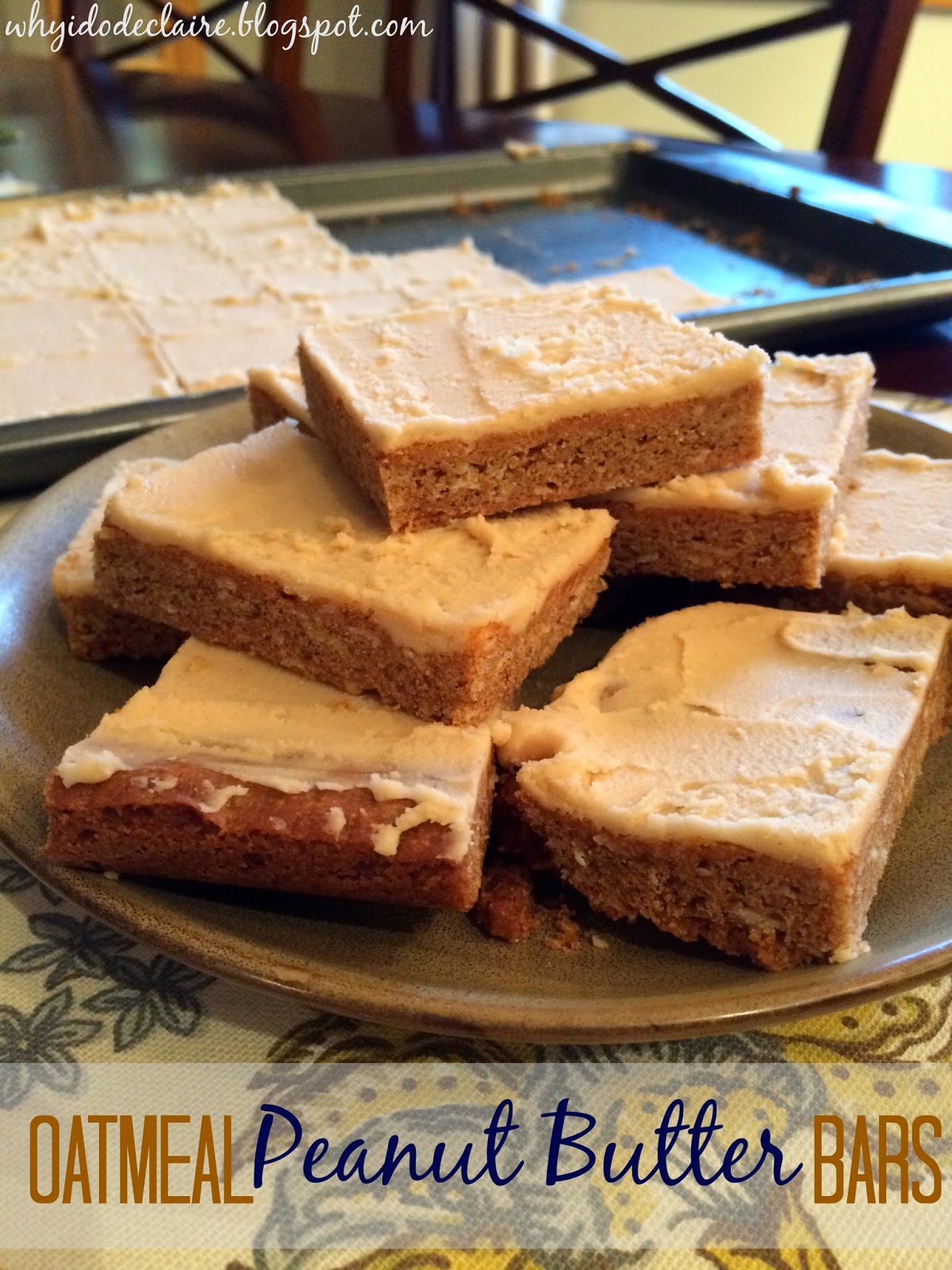 1 Year Blogiversary and Oatmeal PB Bars