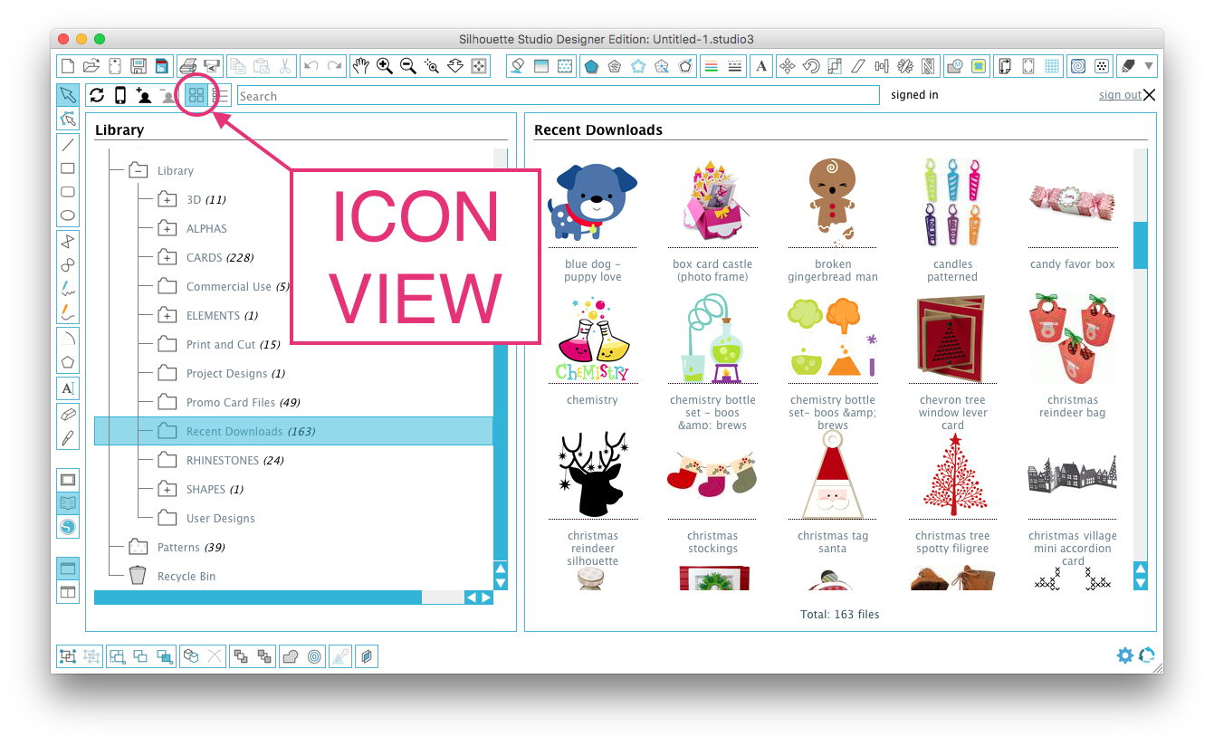 Silhouette UK: Previewing Files in the Silhouette Software
