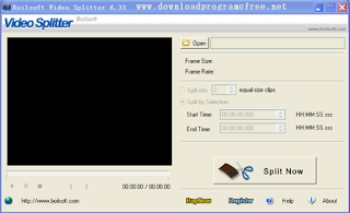 برنامج تقطيع الفيديو Boilsoft Video Splitter Shredder Video