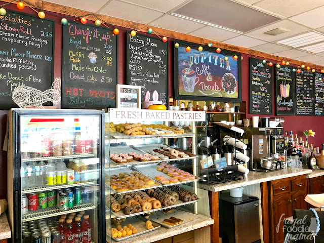 If you are wanting to start out your journey on the Butler County Donut Trail in Ohio with a good cup of coffee, then make sure Jupiter Coffee & Donuts is one of your first stops on the trail. Jupiter is one of the only stops on the trail that offers that traditional coffee shop feel along with their daily selection of freshly baked donuts.