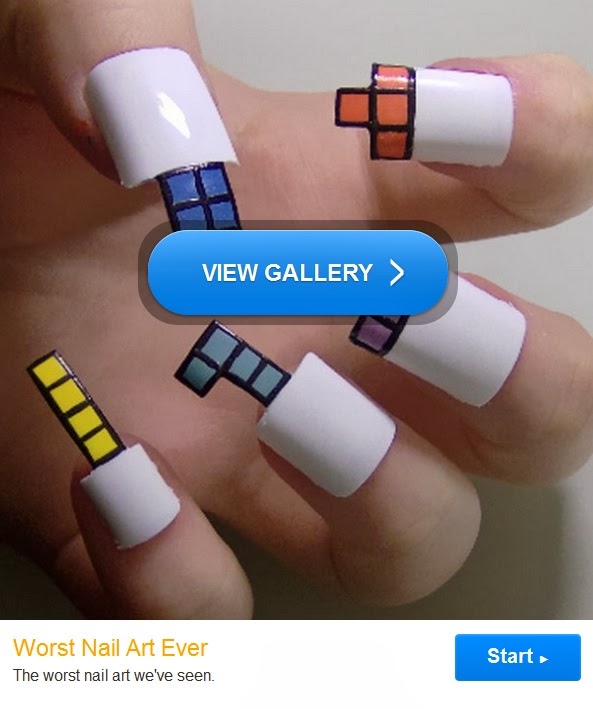 wORST NAIL ART