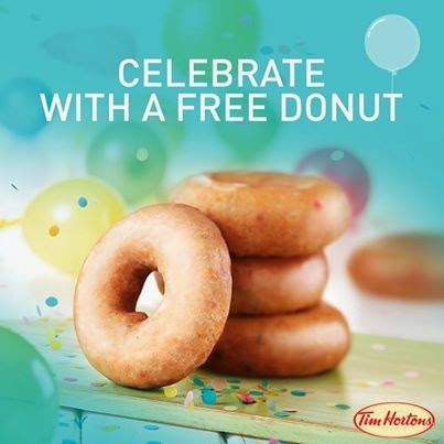 Canadian Daily Deals: Tim Hortons Free Donut 50th Anniversary