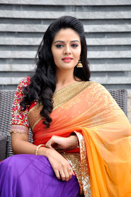 SriMukhi in Saree Photos